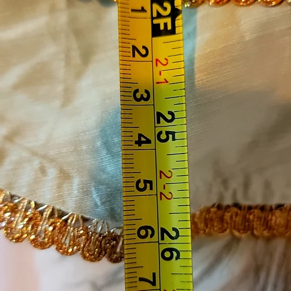 Light Green Tank with embellished gold trim - Picture 5 of 9